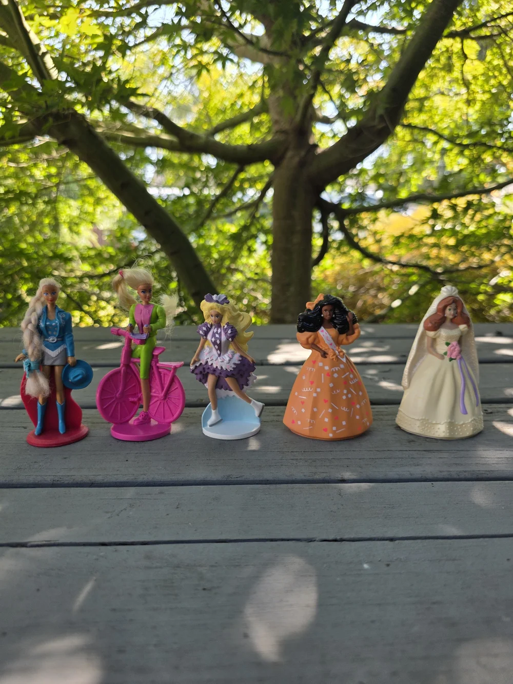 Vintage McDonald's Happy Meal Barbie Toys Early 1990's